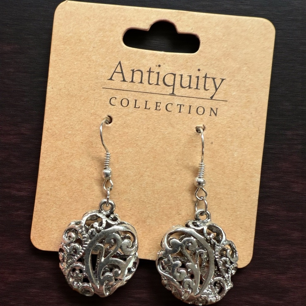 Antiquity Collection Silver Filigree Earrings